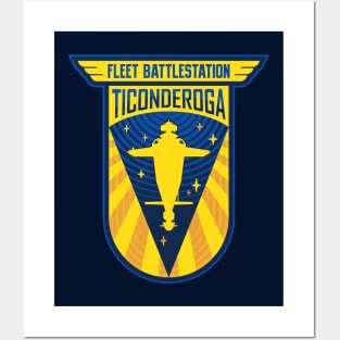 Fleet Battlestation Ticonderoga - Clean Posters and Art